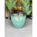 Ver imagem 7 de Vaso para Plantas Grande Decorativo Sala Jardim Alto Brilho e Leve 40cm (liso/azul Piscina)