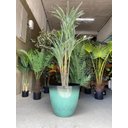 Ver imagem 5 de Vaso para Plantas Grande Decorativo Sala Jardim Alto Brilho e Leve 40cm (liso/azul Piscina)