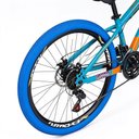 Ver imagem 3 de Bicicleta Vikingx Mountain Bike Aro 26 Quadro Alumínio 21V Shimano com Acessórios