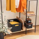 Ver imagem 2 de Caixa Organizadora 23l de Plástico com Tampa de Madeira Acácia - Oikos