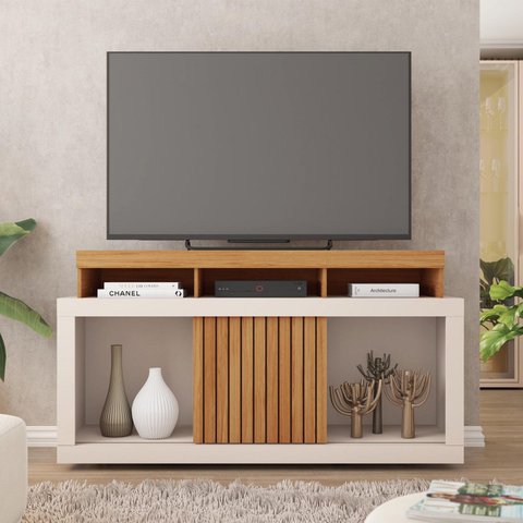 Rack para Tv até 55 Polegadas Frisos Decorativos Valença