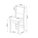 Ver imagem 4 de Conjunto de Jantar Mesa Retangular Jacarta com 6 Cadeiras Sol Bege/Mel/Blonde/Marfim