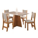 Ver imagem 2 de Conjunto de Jantar Mesa Retangular Ritmos com 4 Cadeiras Sol