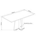 Ver imagem 3 de Conjunto de Jantar Mesa Retangular Sense com 4 Cadeiras Sol Bege/Mel/Blonde/Marfim