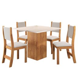 Conjunto de Jantar Mesa Liric com 4 Cadeiras Sol - 2