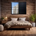 Ver imagem 3 de Janela Veneziana de Alumínio 3 Folhas 100 X 120cm Linha 25 com Grade Esquadrias Bergamo