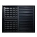 Ver imagem 1 de Janela Veneziana de Alumínio 3 Folhas 100 X 120cm Linha 25 com Grade Esquadrias Bergamo