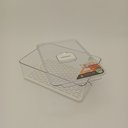 Ver imagem 5 de Organizador de Geladeira de Acrílico Transparente 10x21x32cm Multiuso Cozinha