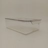 Caixa Organizadora para Geladeira com Tampa Acrilico 10x21x32cm - 3