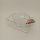 Ver imagem 4 de Caixa Organizadora para Geladeira com Tampa Acrilico 10x21x32cm