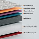 Ver mais imagens de Cama Box Casal Cinza + Colchão Espuma D33 Ortopédico Zidi San Francisco 138x188x54cm