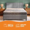 Ver imagem 5 de Cama Box Casal Cinza + Colchão Espuma D33 Ortopédico Zidi San Francisco 138x188x54cm
