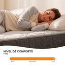 Ver imagem 6 de Cama Box Casal Cinza + Colchão Espuma D33 Ortopédico Zidi San Francisco 138x188x54cm