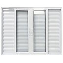 Ver imagem 4 de Janela Veneziana de Alumínio 6 Folhas 100 X 200cm Linha 25 Esquadrias Bergamo