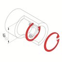 Ver imagem 3 de Alicate para Anéis Interno Reto 7" Tramontina Pro Tramontina
