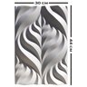 Forma 3D Gesso e Cimento ABS 1mm - Folhas 44x30 cm - 7