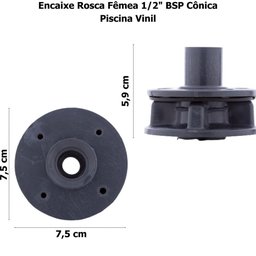 Nicho para Led Piscina Vinil Abs - 6
