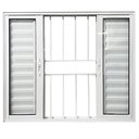 Ver imagem 4 de Janela Veneziana de Alumínio 6 Folhas 100 X 150cm Linha 25 com Grade Esquadrias Bergamo