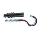 Ver imagem 2 de Kit Gancho C/rosca C/ Bucha Nº 8 com 50 Unidades de Cada