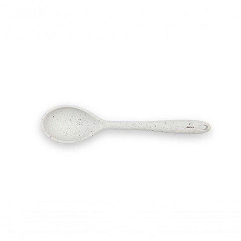 Colher Silicone 27,5 Cm Cor Vanilla para Panela Antiaderente Linha Flex Brinox Vanilla
