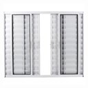 Ver imagem 2 de Janela Veneziana de Alumínio 6 Folhas 100 x 120cm Linha Modular Esquadrias Bergamo Branco