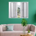 Ver imagem 1 de Janela Veneziana de Alumínio 6 Folhas 100 x 200cm Linha Modular Esquadrias Bergamo Branco
