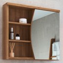 Ver imagem 6 de Gabinete de Banheiro 70cm para Cuba e Espelheira Luanda Mel F10 - Mpozenato