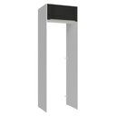Ver imagem 1 de Porta-geladeira 73 Cm 1 Porta Basculante Branco/preto Lux Madesa