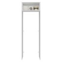 Ver imagem 4 de Porta-geladeira 73 Cm 1 Porta Basculante Branco/preto Lux Madesa