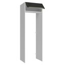Ver imagem 5 de Porta-geladeira 73 Cm 1 Porta Basculante Branco/preto Lux Madesa