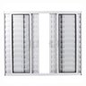 Janela Veneziana de Alumínio 6 Folhas 120 X 150cm Linha Modular Esquadrias Bergamo - 2