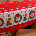 Ver imagem 2 de Toalha de Mesa Oxford Estampado Natal 4 Lugares Estampa 3