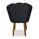 Ver imagem 4 de Kit 4 Cadeiras Flor para Quarto Penteadeira - Balaqui Decor Cor:cinza Escuro