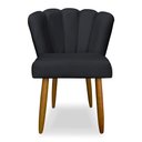 Ver imagem 2 de Kit 4 Cadeiras Flor para Quarto Penteadeira - Balaqui Decor Cor:cinza Escuro