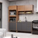 Ver imagem 1 de Cozinha Modulada 3 Peças Torre Quente sem Tampo Florença