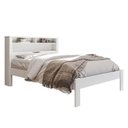Ver imagem 2 de Cama Casal Invicta com Guarda Roupa Italia Branco Brilho- Santos Andirá