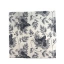 Ver imagem 1 de Guardanapo Botânico Azul Marinho em Linho - 45x45cm