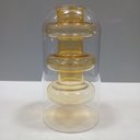 Ver imagem 7 de Vaso Decorativo de Borossilicato Âmbar 15x8x8cm Enfeite Sala Mesa Estante Flores