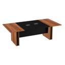 Ver imagem 5 de Mesa de Reunião Diretoria - 2,80x1,20M - Workstart - Nogal Sevilha/Preto - 22013