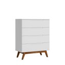 Ver imagem 2 de Cômoda Infantil Retrô 4 Gavetas Sonhare