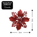 Ver imagem 5 de Jogo 4 Flores Bico de Papagaio Vermelha Natal Pick Glitter 9cm com Presilha - Magizi