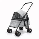Ver imagem 1 de Carrinho de Passeio Pet para Cães e Gatos 20kg Dobrável
