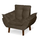 Ver imagem 3 de Kit 02 Mini Poltrona Cadeira Opala Infantil de Criança Suede Escolha Sua Cor