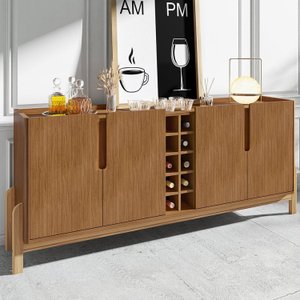Buffet Aparador 190cm 4 Portas com Adega Lizz