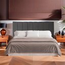 Ver imagem 2 de Cabeceira Casal King Estofada para Cama Box Dália Suede Cinza