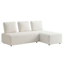 Ver imagem 1 de Sofa Modular 2 Lugares e Chaise Block Pes Madeira Boucle Tce 1010 Moll