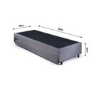 Ver imagem 3 de Base Box Solteiro com Cama Auxiliar King 96x203x28 cm Cinza