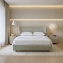 Ver imagem 5 de Cama Japonesa com Cabeceira Corea Seo Queen Veludo Nobre Verde Clarinho - Sallar Home