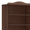 Ver imagem 5 de Estante Livreiro 85cm com Prateleiras Pé Madeira Rubia Café F07 - Mpozenato