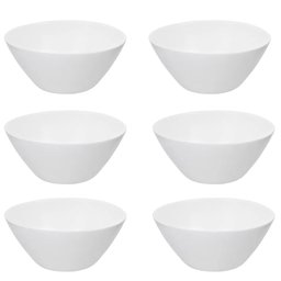 Kit 6 Tigelas Cumbuca Bowl Multiuso Melamina Sakes 3170B - 3